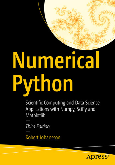 Cover of Numerical Python: Scientific Computing and Data Science Applications with Numpy, SciPy and Matplotlib
